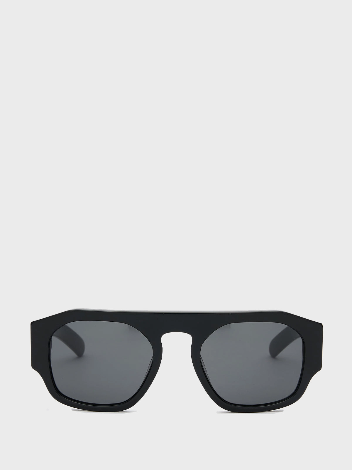 Flatlist X Sunflower Shade 02 Sunglasses In Solid Black And Solid Black Lens Clearance Alert Now Grab It Fast