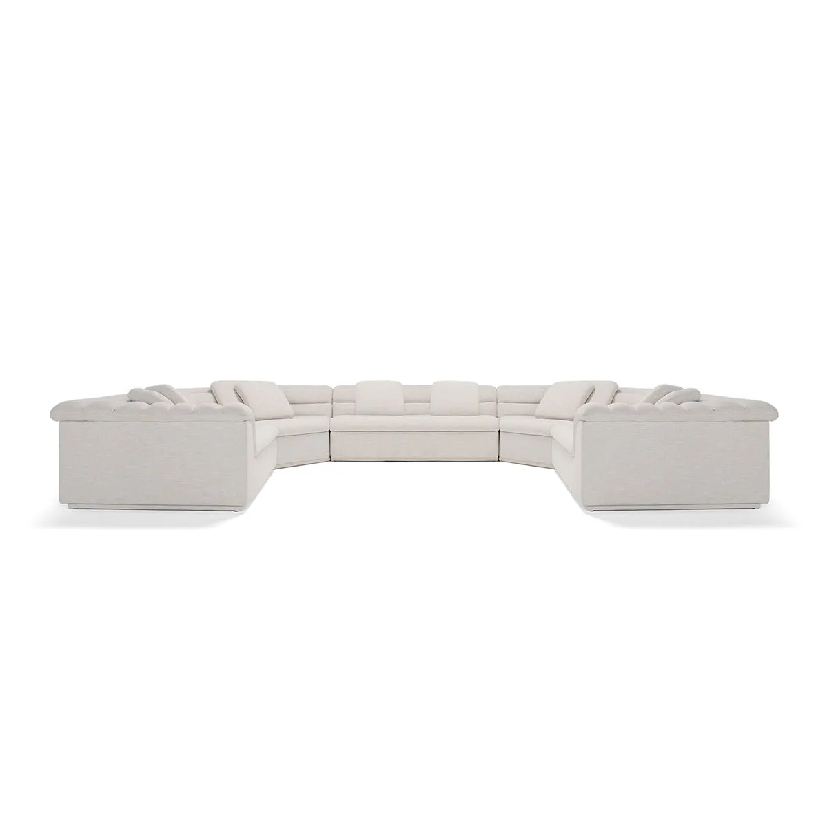 Float U Shape 5 Piece Modular Sofa (Byron Oyster)