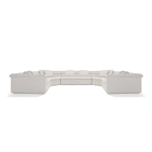 Float U Shape 5 Piece Modular Sofa (Byron Oyster)