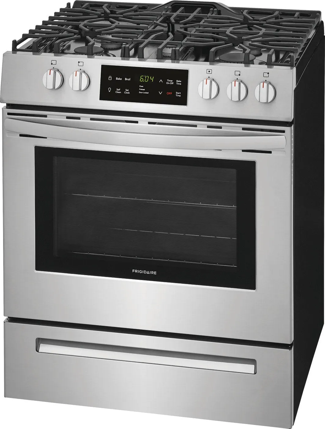 Frigidaire 30" Slide-In Gas Self Clean - Stainless - FFGH3054US