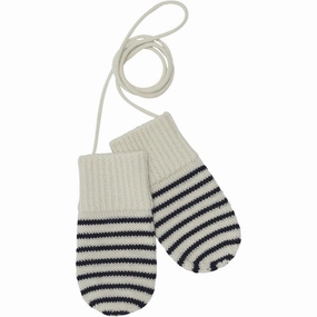 Fub Baby Mittens Ecru/Dark Navy Today Only Steal