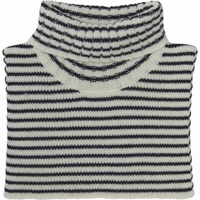 Fub Neck Warmer Ecru/Dark Navy Gift Ideas Galore