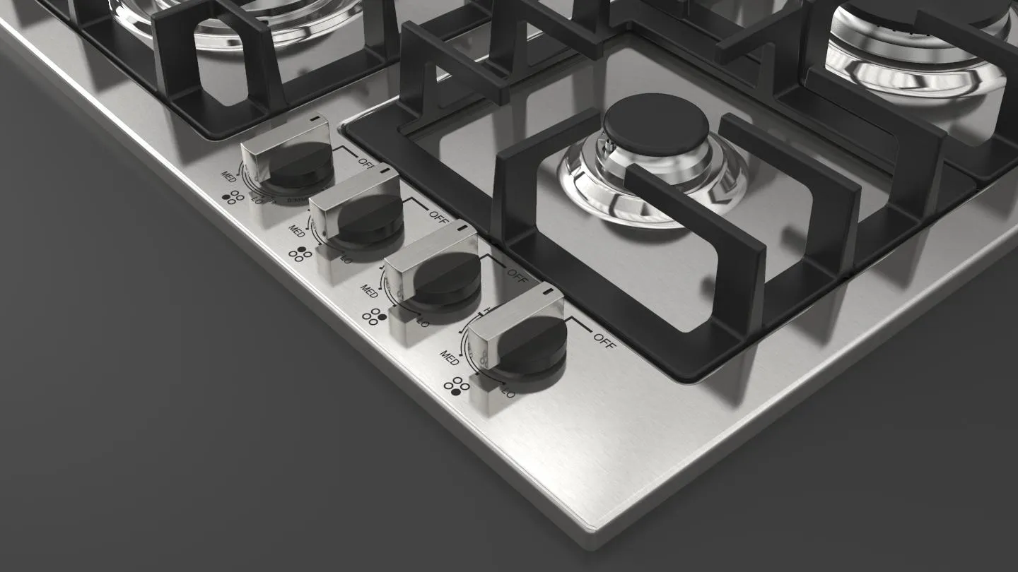 Fulgor Milano 400 Series 24" Gas Cooktop - Stainless - F4GK24S1