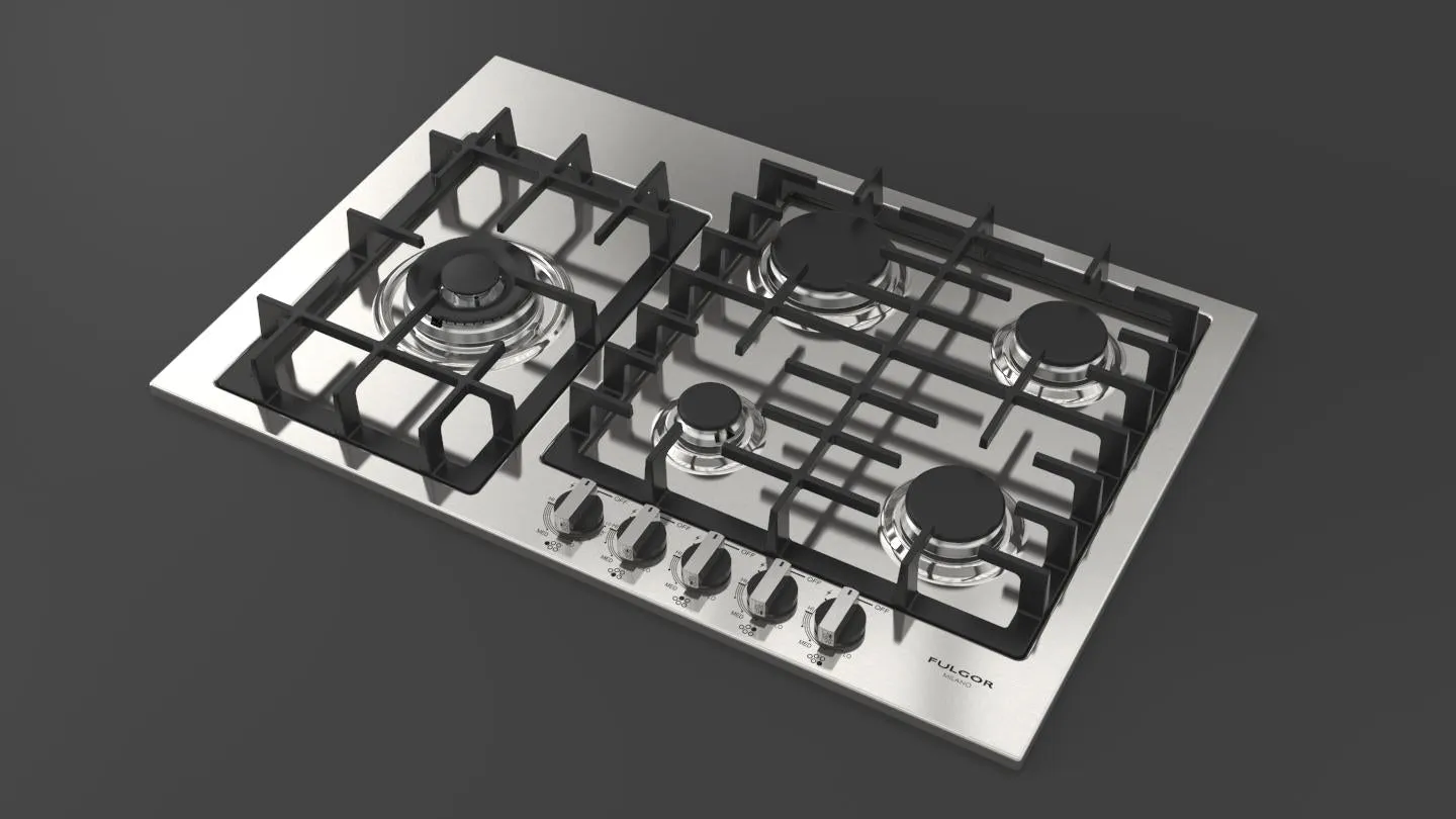 Fulgor Milano 400 Series 30" Gas Cooktop - Stainless - F4GK30S1