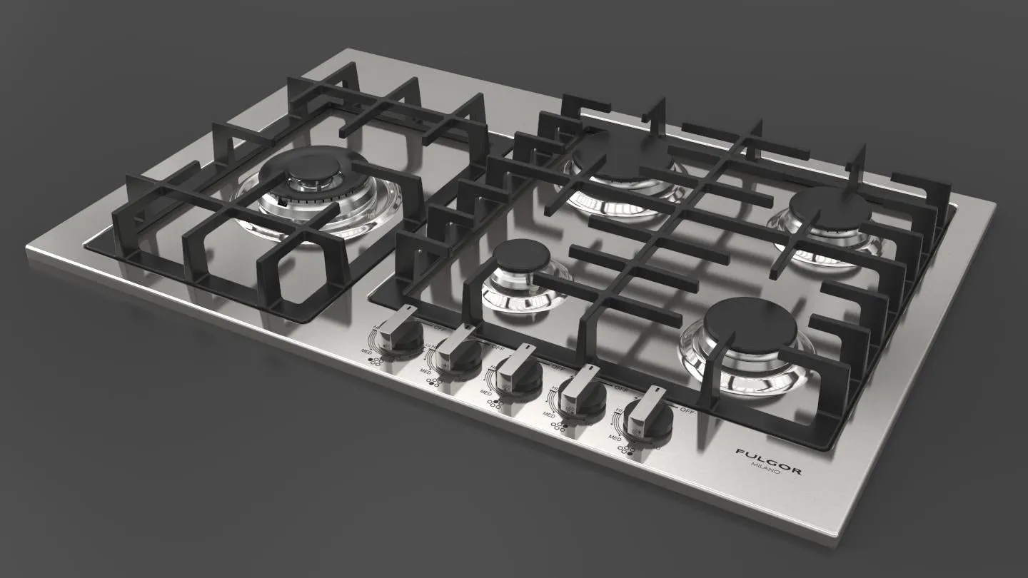 Fulgor Milano 400 Series 30" Gas Cooktop - Stainless - F4GK30S1
