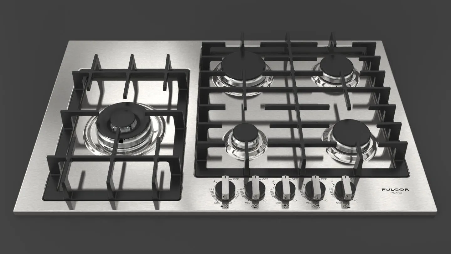 Fulgor Milano 400 Series 30" Gas Cooktop - Stainless - F4GK30S1