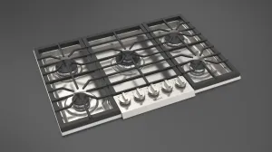 Fulgor Milano 400 Series 30" Pro Gas Cooktop - Stainless - F4PGK305S1
