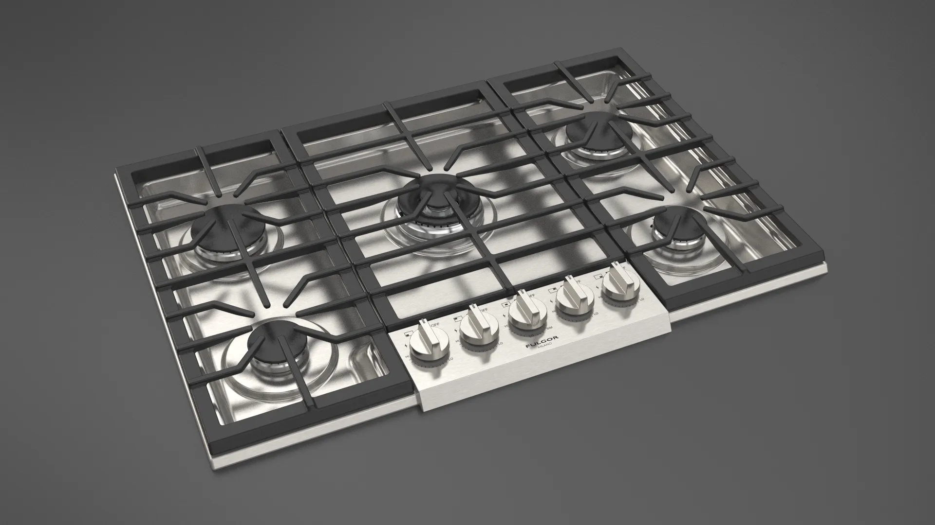 Fulgor Milano 400 Series 30" Pro Gas Cooktop - Stainless - F4PGK305S1