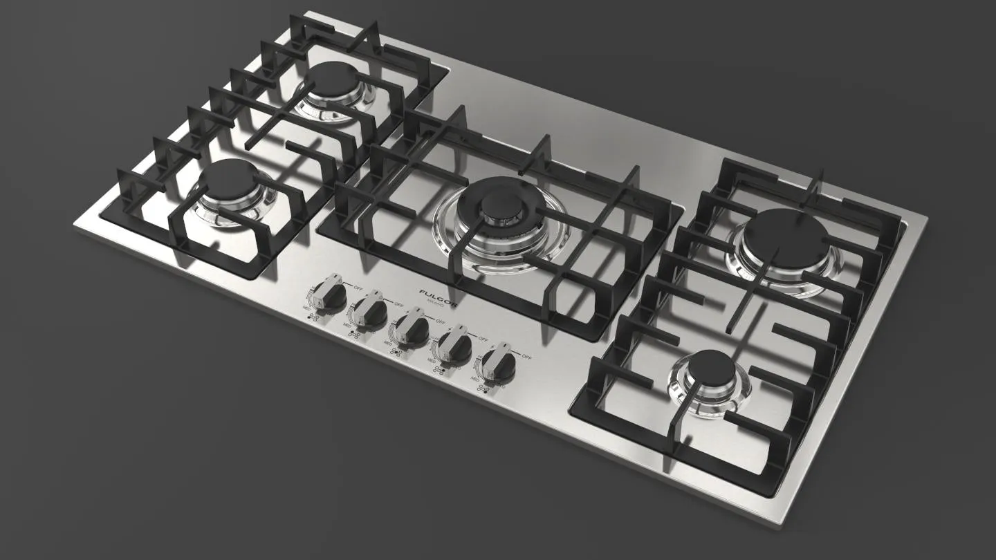 Fulgor Milano 400 Series 36" Gas Cooktop - Stainless - F4GK36S1