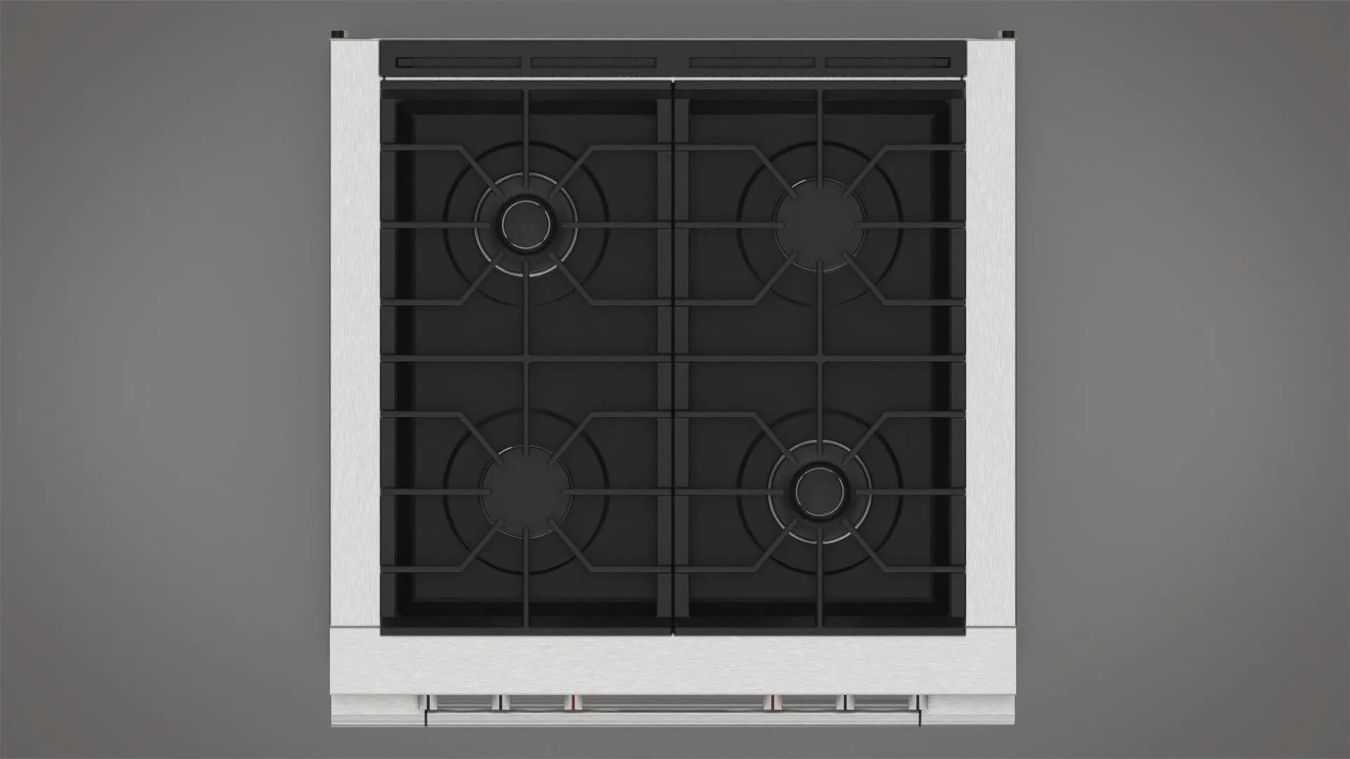 Fulgor Milano 400 Series Accento 30" Professional Gas Range - Stainless - F4PGR304S2