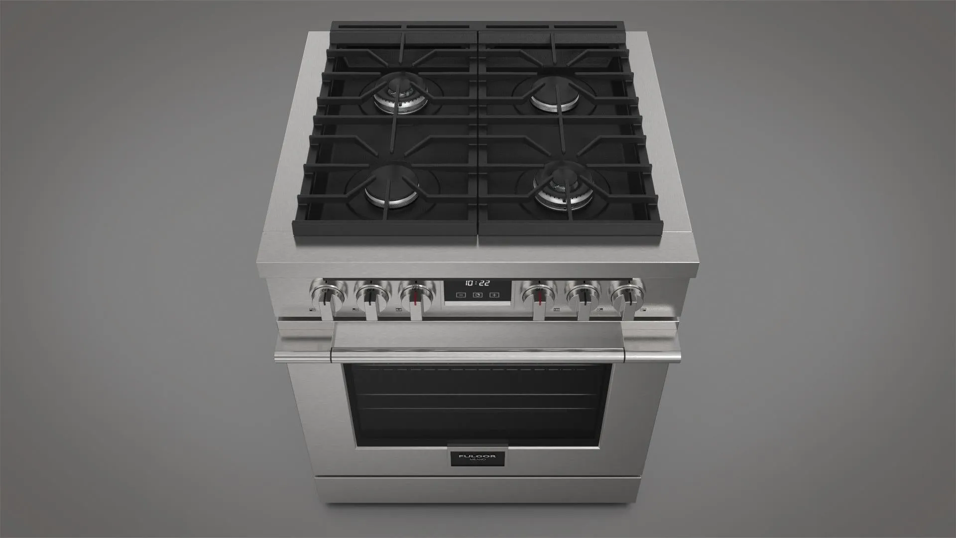 Fulgor Milano 400 Series Accento 30" Professional Gas Range - Stainless - F4PGR304S2