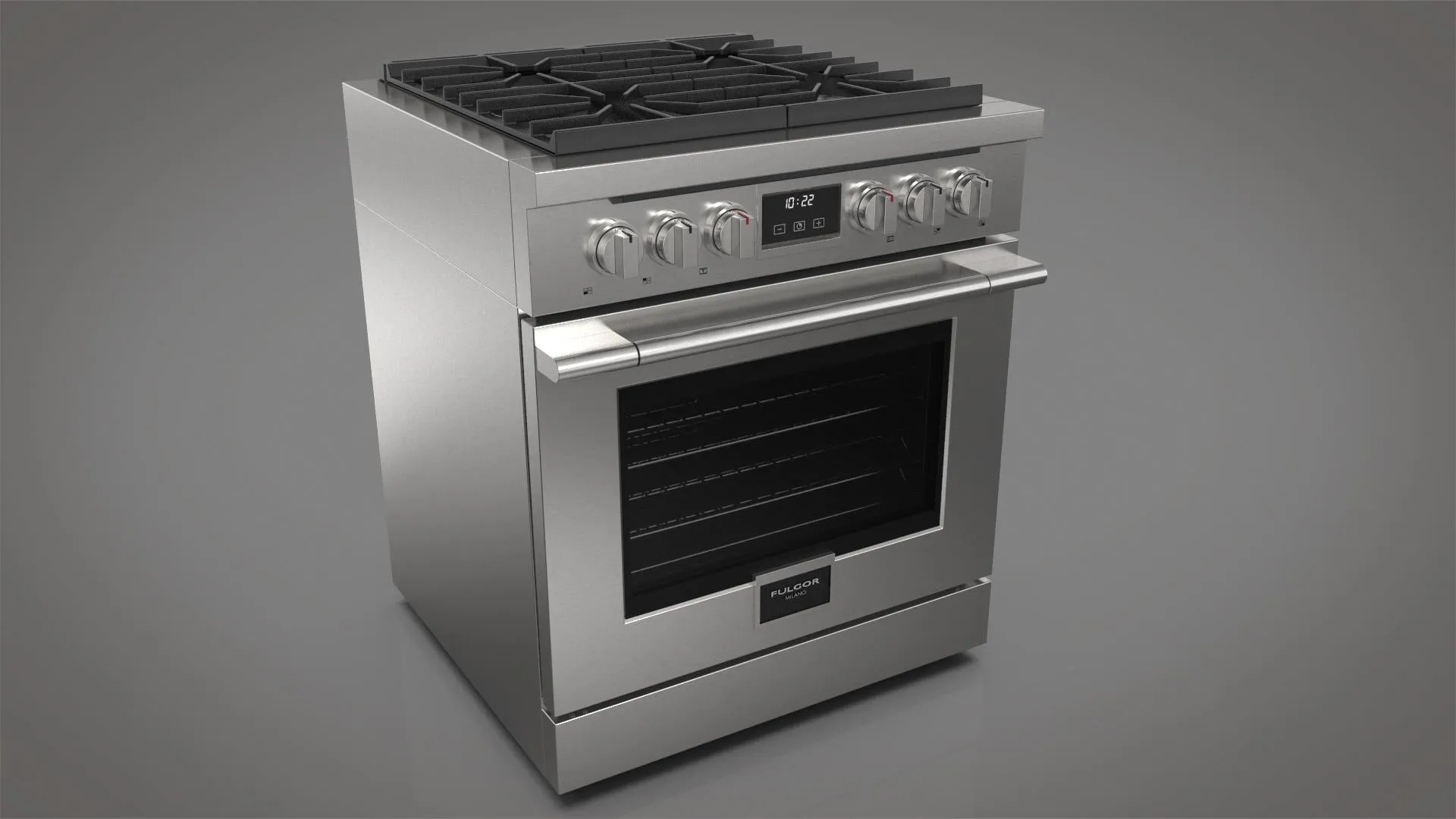 Fulgor Milano 400 Series Accento 30" Professional Gas Range - Stainless - F4PGR304S2