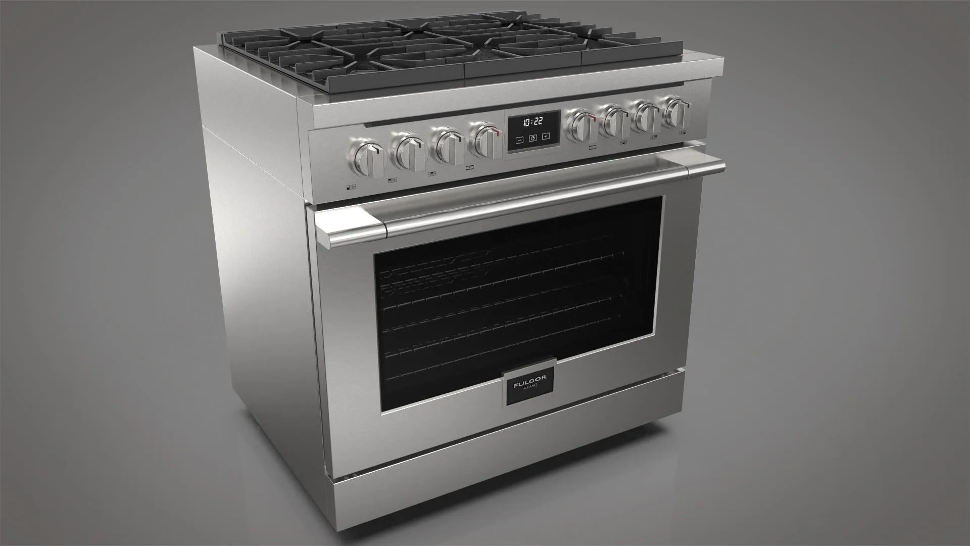 Fulgor Milano 400 Series Accento 36" Professional Gas Range - Stainless - F4PGR366S2