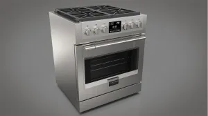 Fulgor Milano 600 Series Sofia 30" Professional Dual Fuel Range - Stainless - F6PDF304S1