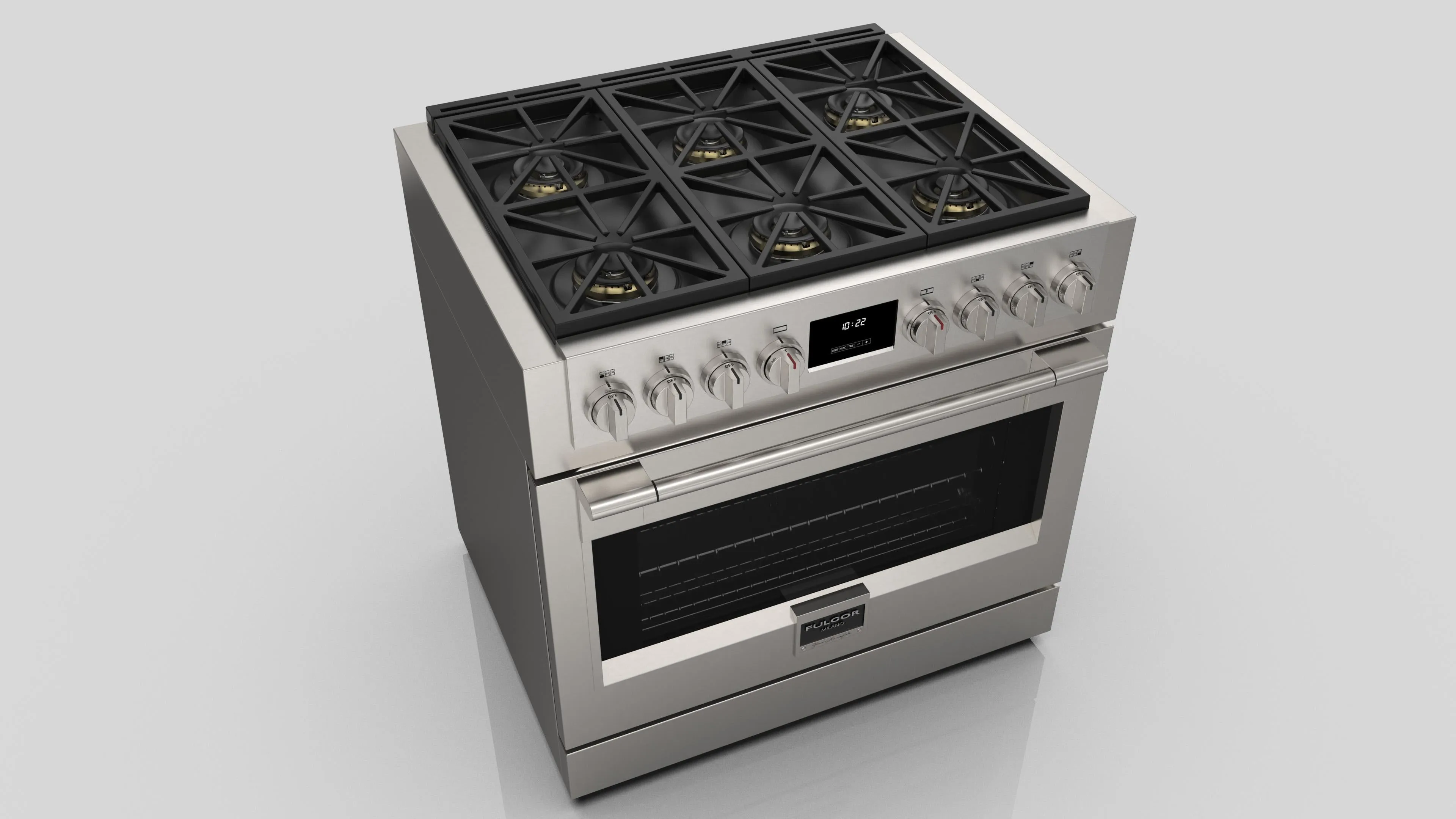 Fulgor Milano 600 Series Sofia 36" Professional Gas Range - Stainless - F6PGR366S2