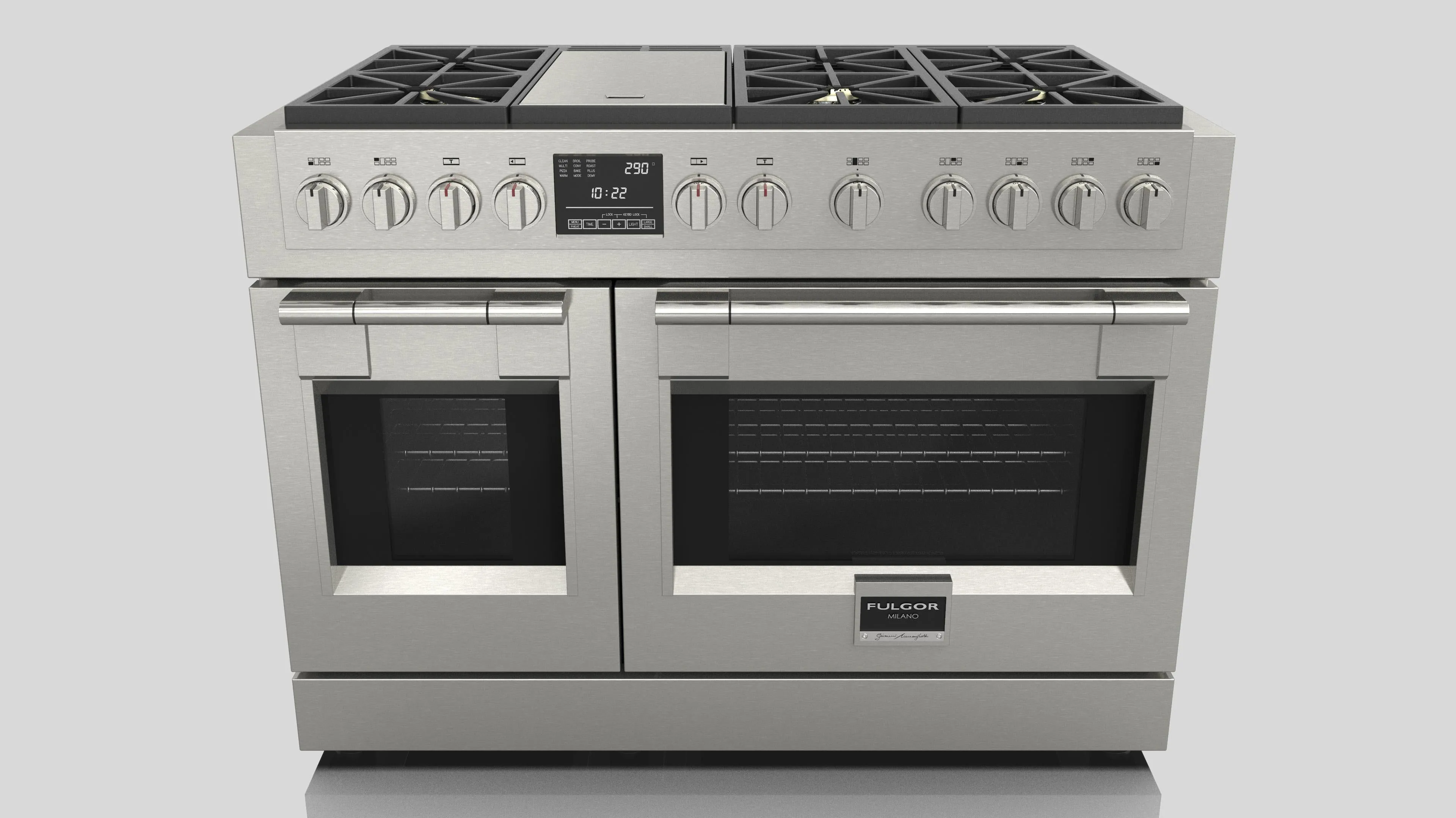 Fulgor Milano 600 Series Sofia 48" Professional Dual Fuel Range - Stainless - F6PDF486GS1