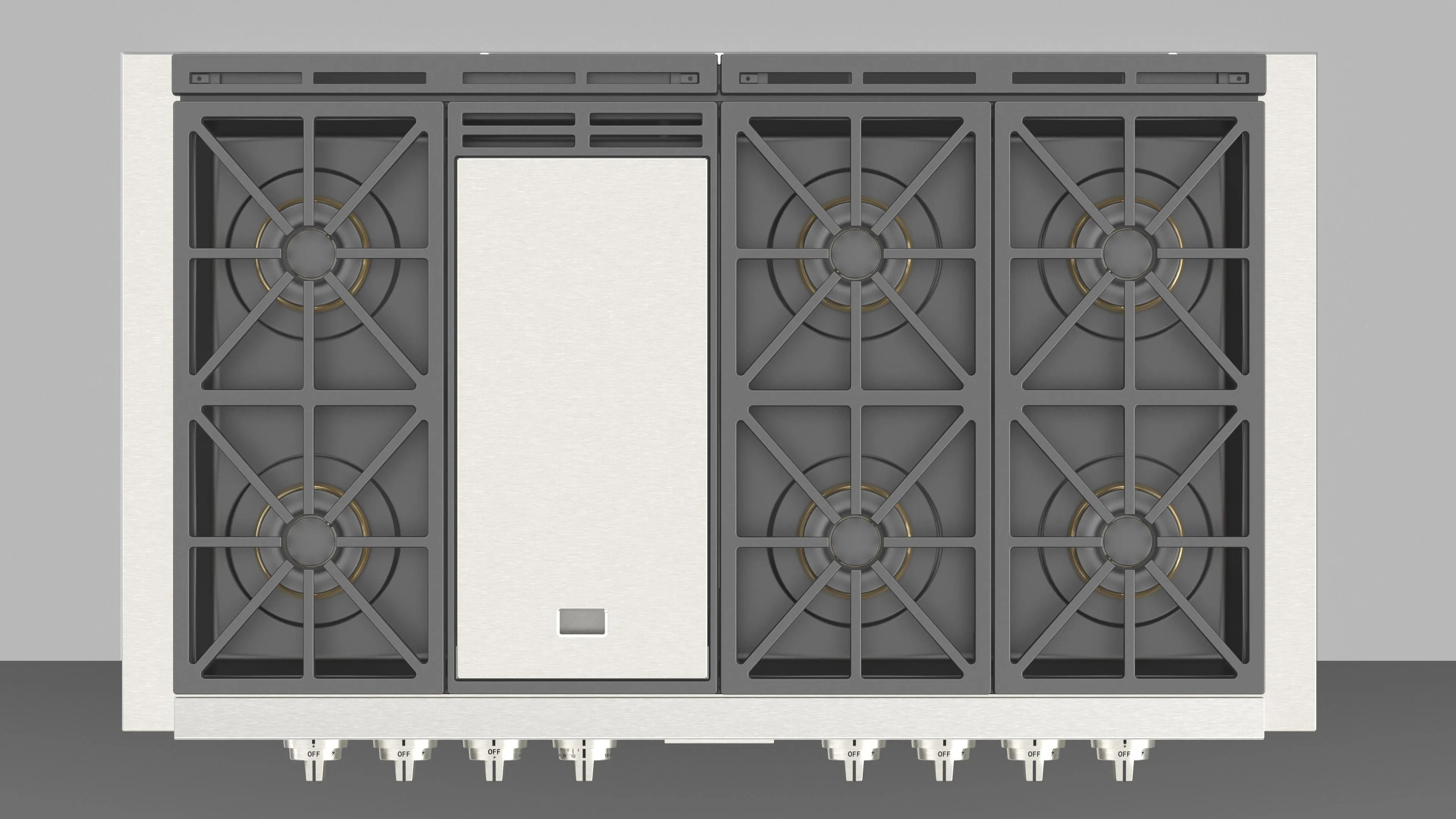 Fulgor Milano 600 Series Sofia  48" Professional Gas Rangetop - Stainless - F6GRT486GS1