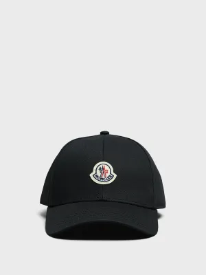 Clearance Sale Now Gabardine Baseball Cap In Black