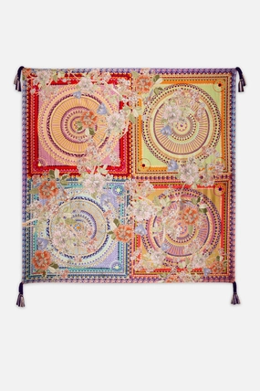 Garden Mosaic Scarf Grab Your Deal Today Today Only Special