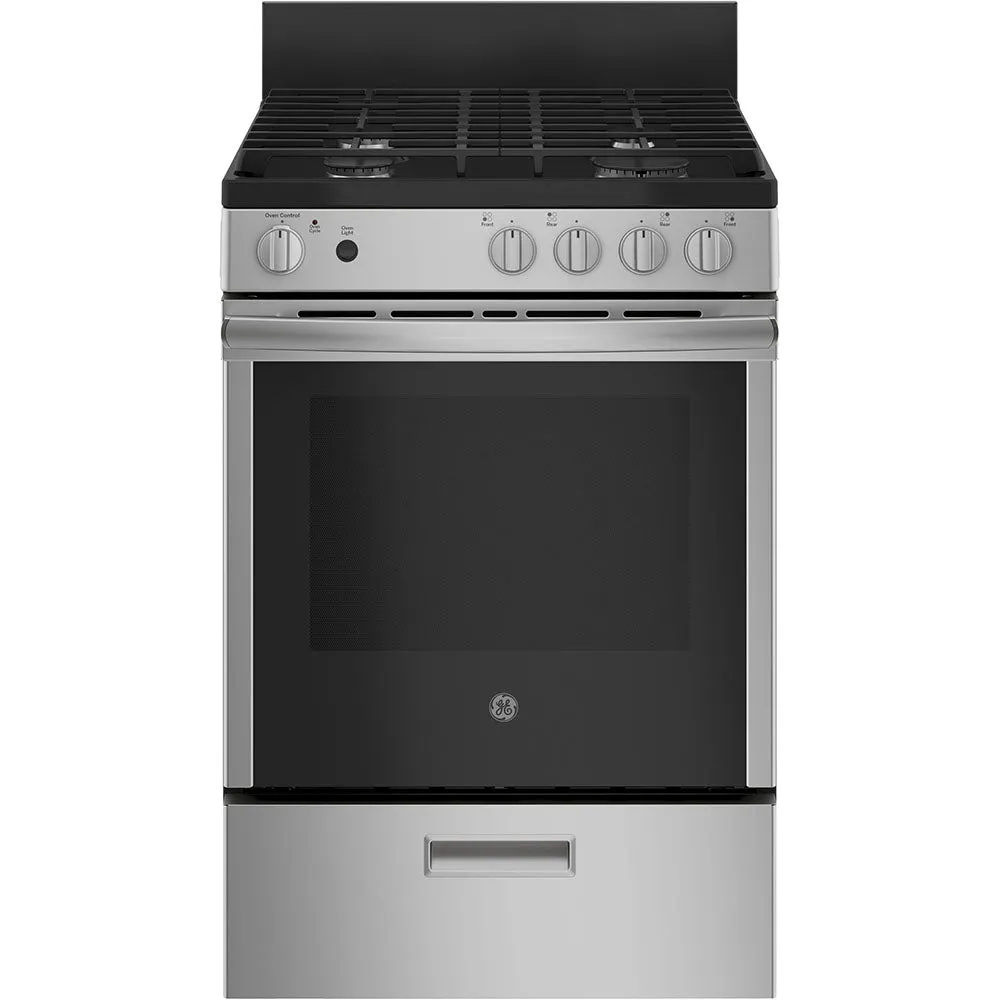 GE 24" Gas Freestanding Range - Stainless - JCGAS640RMSS