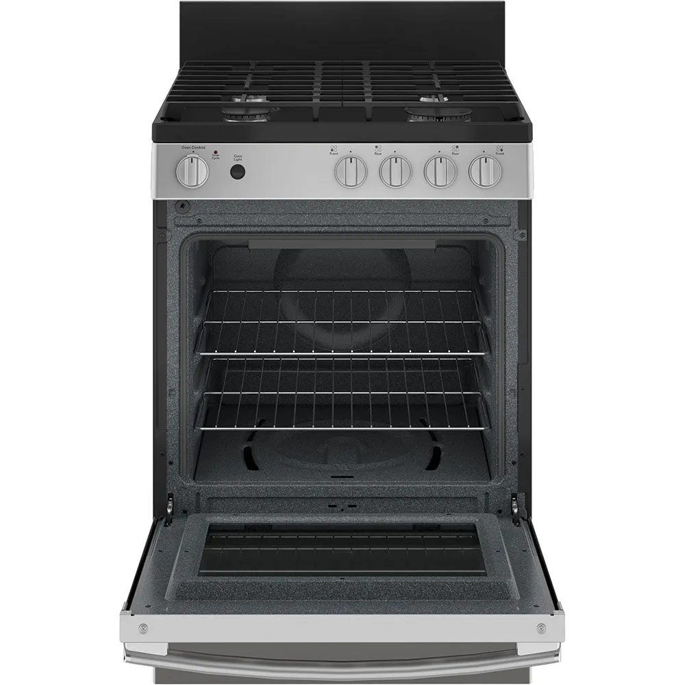 GE 24" Gas Freestanding Range - Stainless - JCGAS640RMSS
