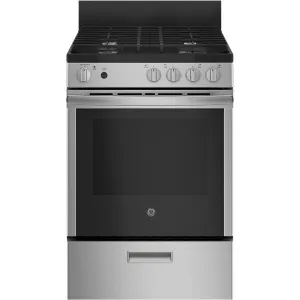 GE 24" Gas Freestanding Range - Stainless - JCGAS640RMSS