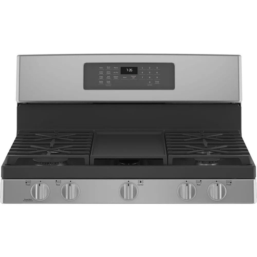 GE 30" Gas Freestanding Range Self Cleaning - Stainless - JCGB735SPSS