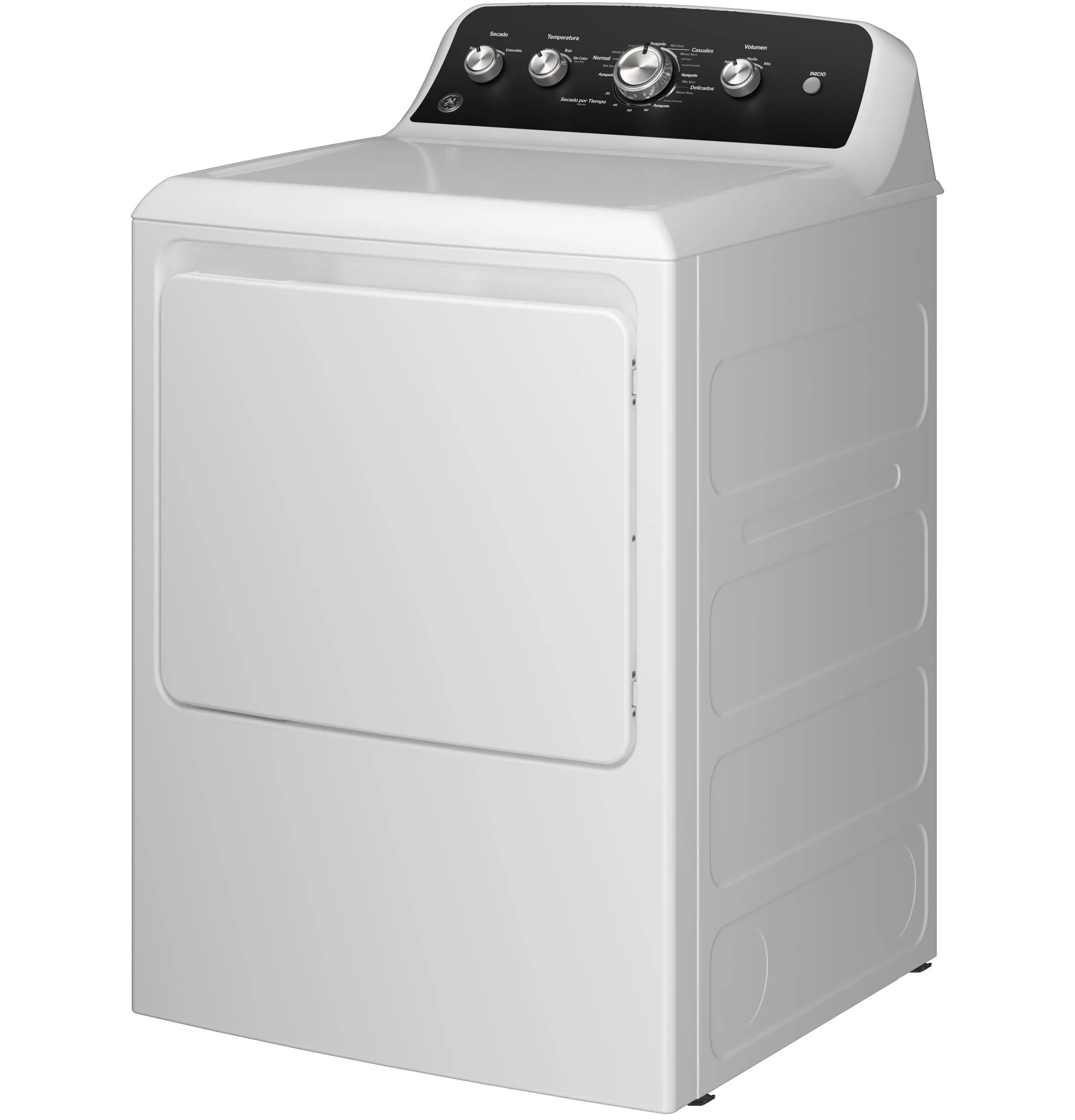 Ge Appliances ETD48GASWWB Ge 7.2 Cu. Ft. Capacity Gas&#X00A0;Dryer&#X00A0;With&#X00A0;Spanish Panel And Up To 120 Ft. Venting&#X200B;
