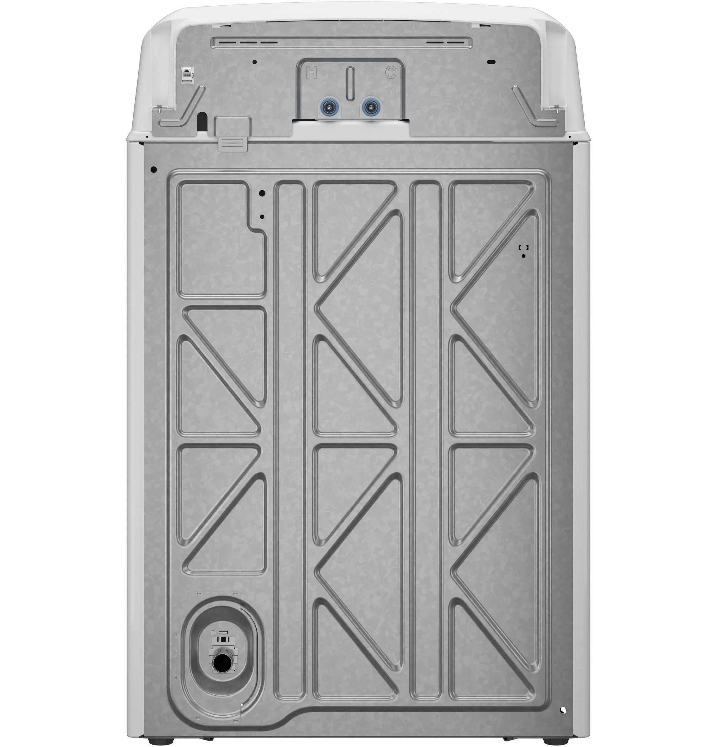 Ge Appliances ETW485ASWWB Ge 4.5 Cu. Ft. Capacity Washer With Spanish Panel And Wash Modes Soak And Power