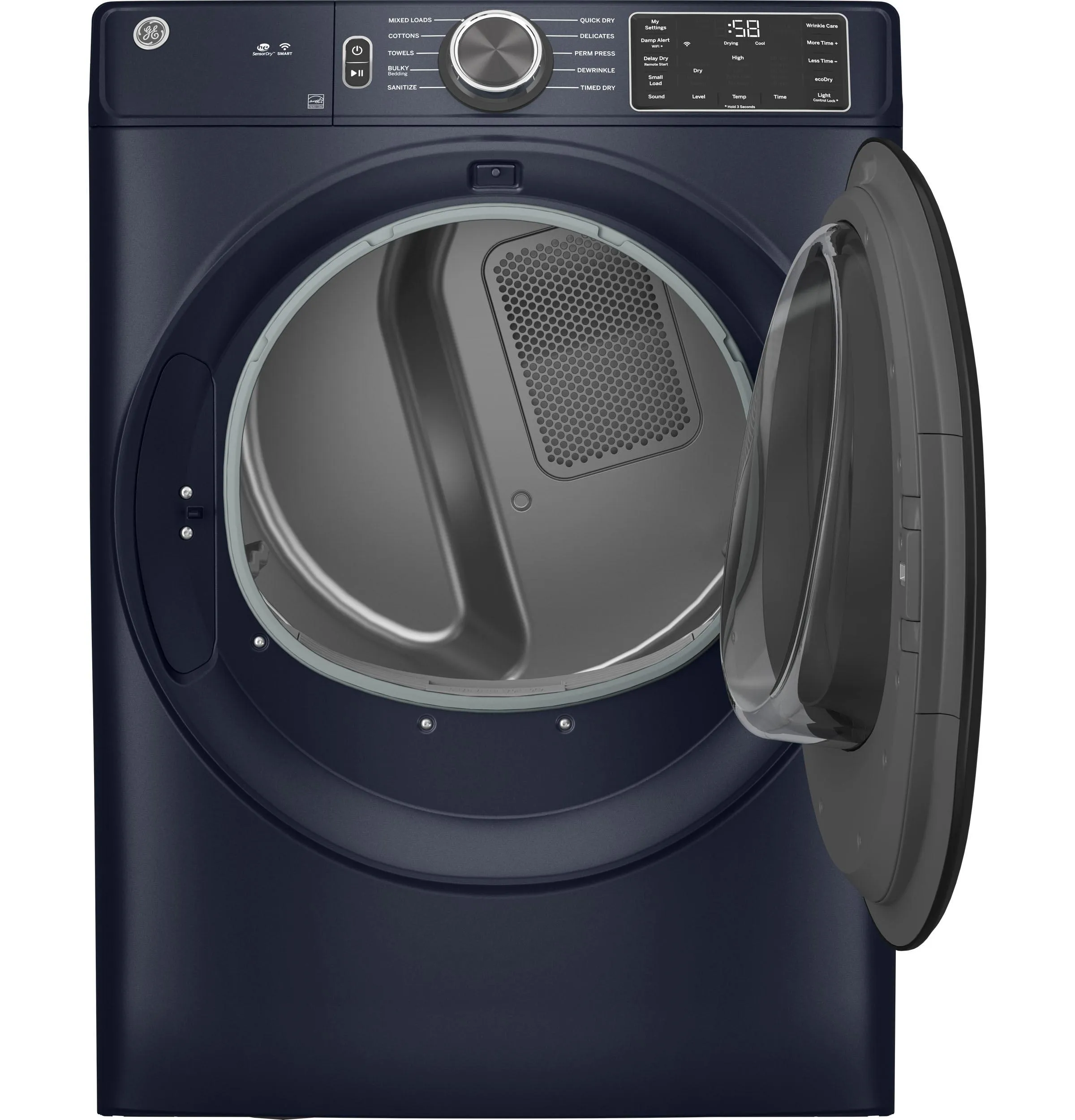 Ge Appliances GFD55GSPRRS Ge 7.8 Cu. Ft. Capacity Smart Front Load Gas Dryer With Sanitize Cycle