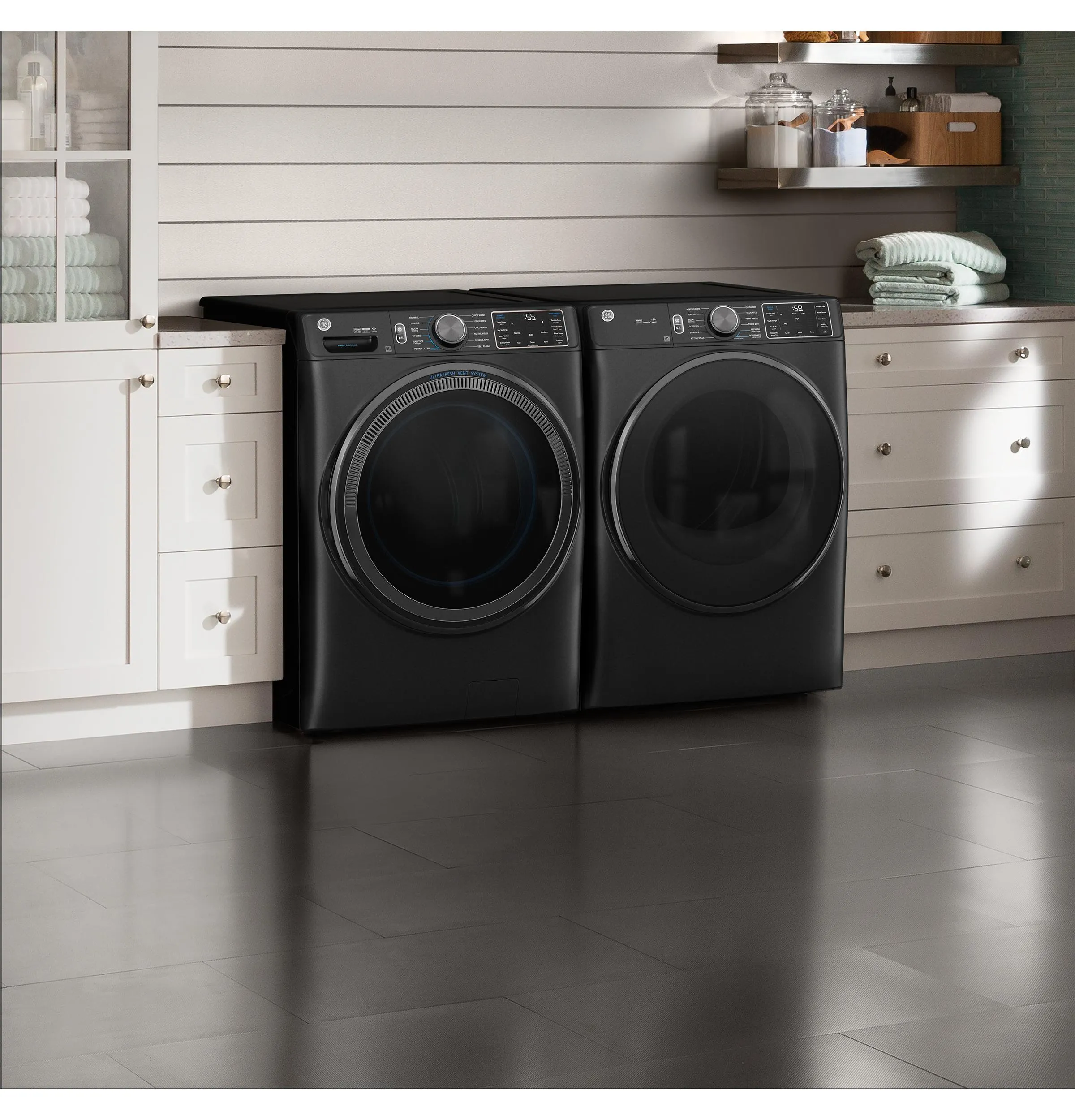 Ge Appliances GFD65GSPVDS Ge 7.8 Cu. Ft. Capacity Smart Front Load Gas Dryer With Steam And Sanitize Cycle