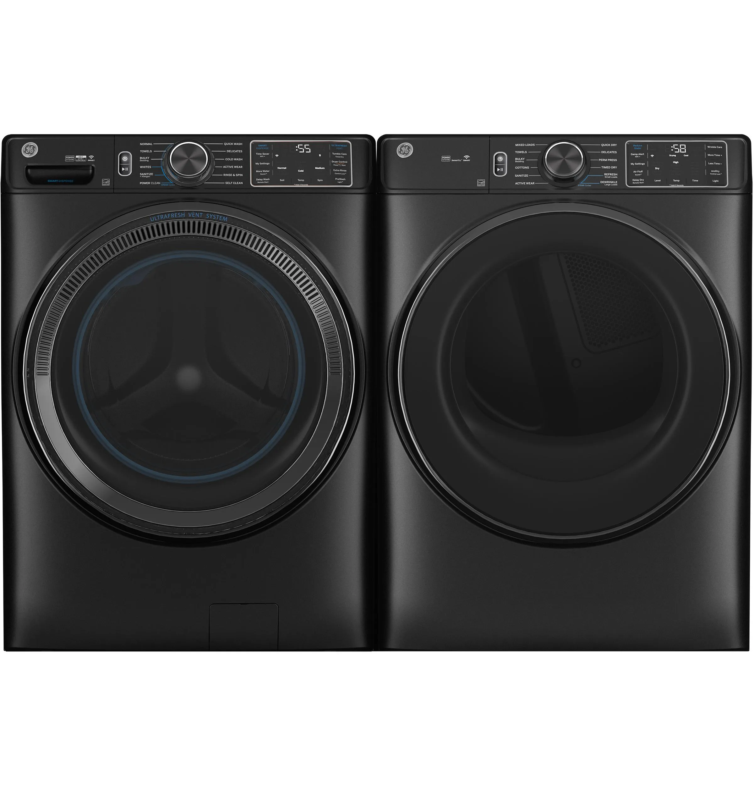 Ge Appliances GFD65GSPVDS Ge 7.8 Cu. Ft. Capacity Smart Front Load Gas Dryer With Steam And Sanitize Cycle