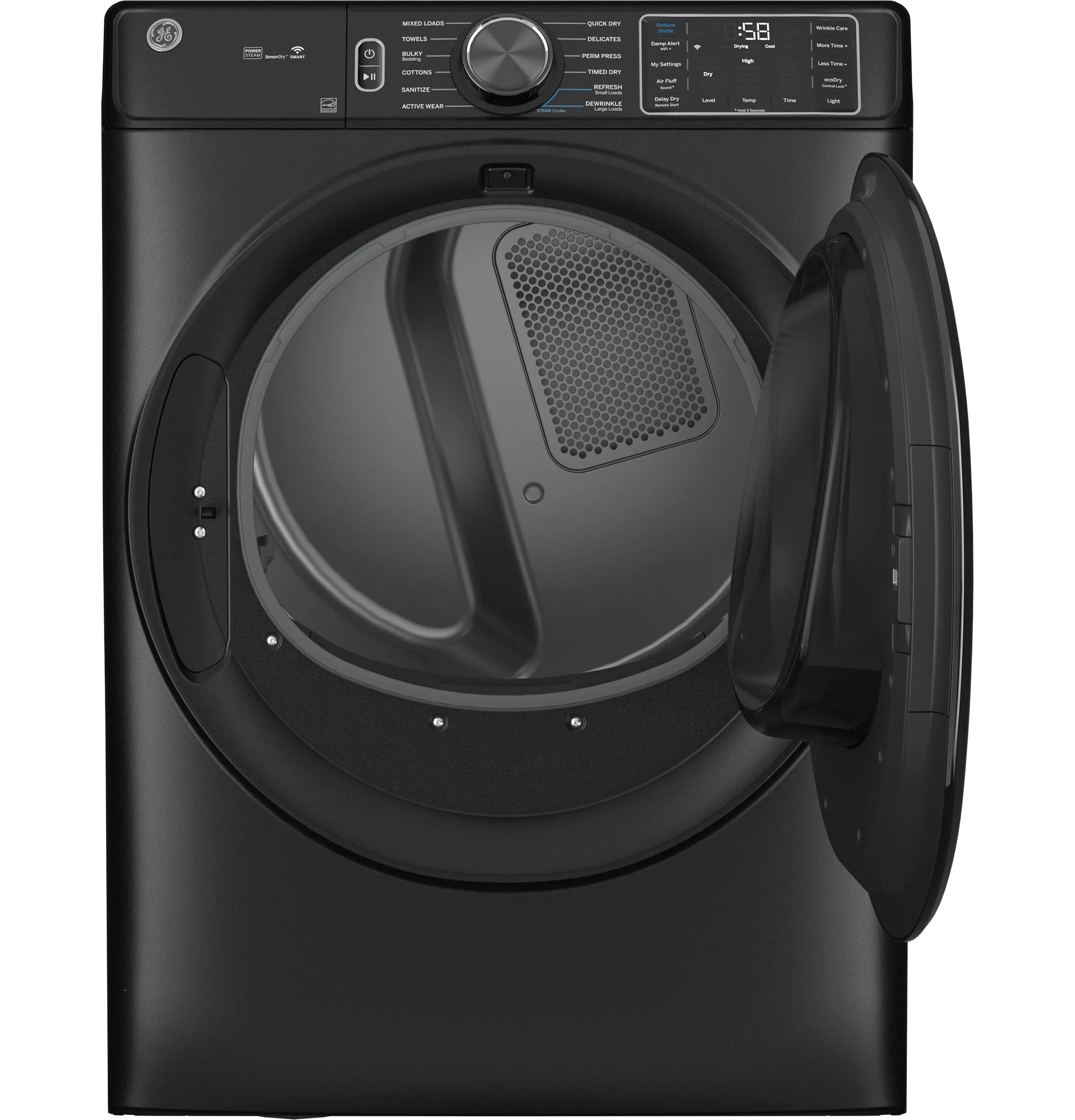 Ge Appliances GFD65GSPVDS Ge 7.8 Cu. Ft. Capacity Smart Front Load Gas Dryer With Steam And Sanitize Cycle