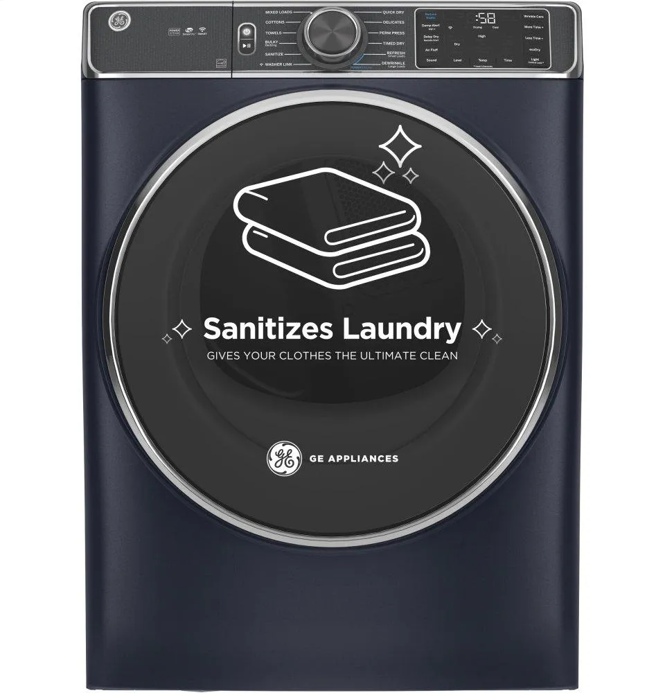 Ge Appliances GFD85GSPNRS Ge 7.8 Cu. Ft. Capacity Smart Front Load Gas Dryer With Steam And Sanitize Cycle