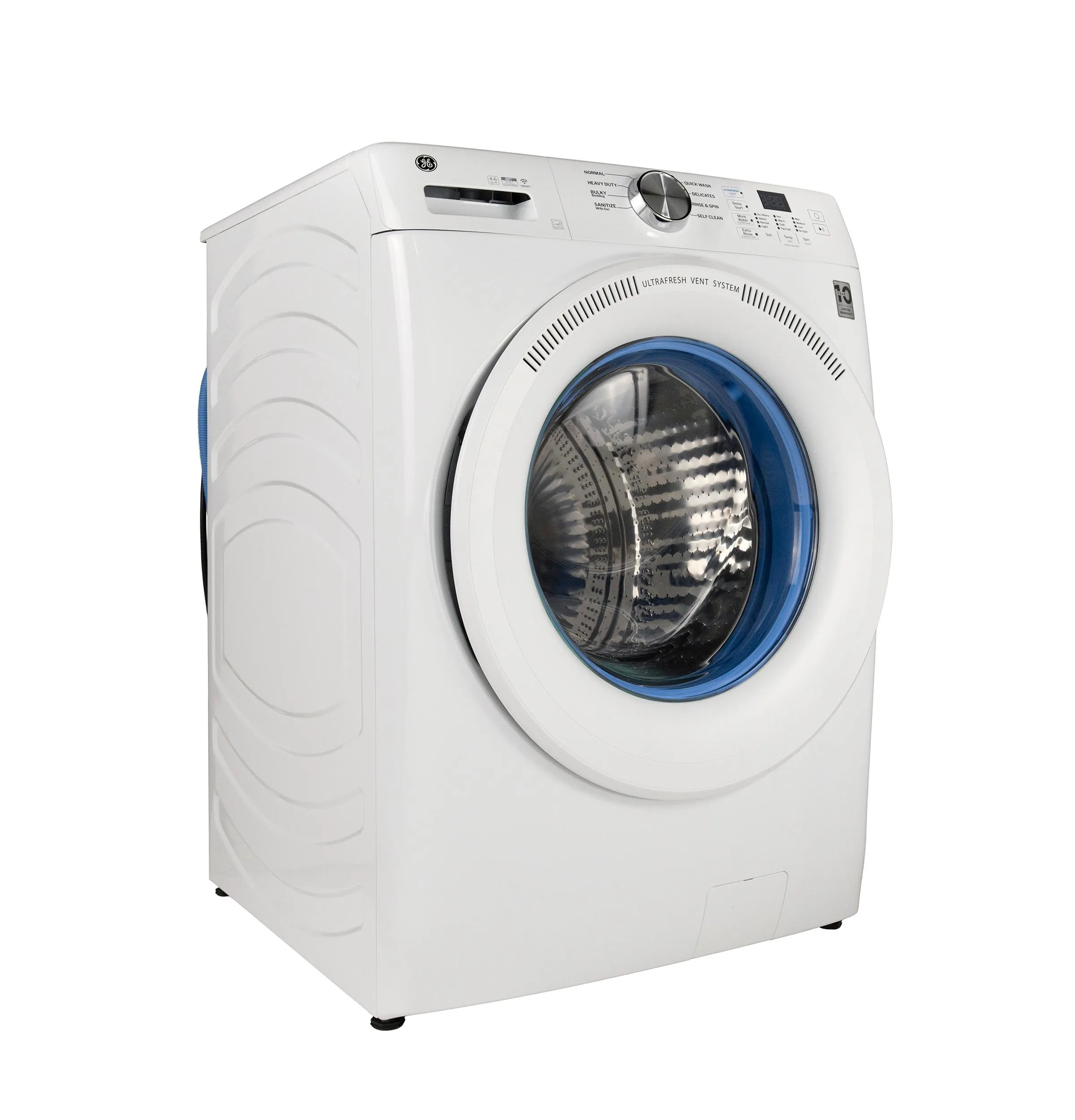 Ge Appliances GFW350SSYWW Ge? Energy Star? 4.6 Cu. Ft. Capacity Smart Front Load Washer With Ultrafresh Vent System With Odorblock&#8482;