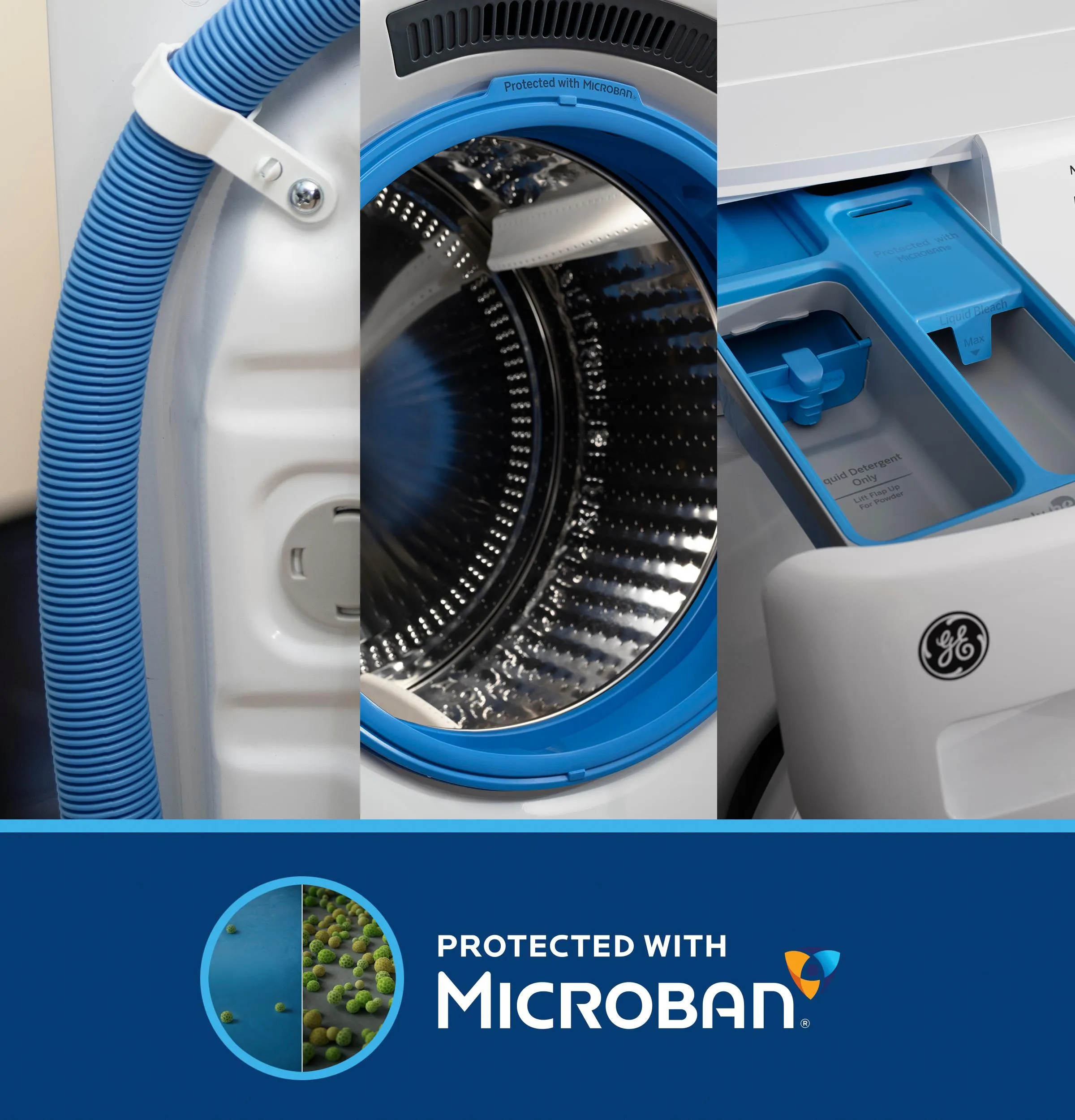 Ge Appliances GFW350SSYWW Ge? Energy Star? 4.6 Cu. Ft. Capacity Smart Front Load Washer With Ultrafresh Vent System With Odorblock&#8482;