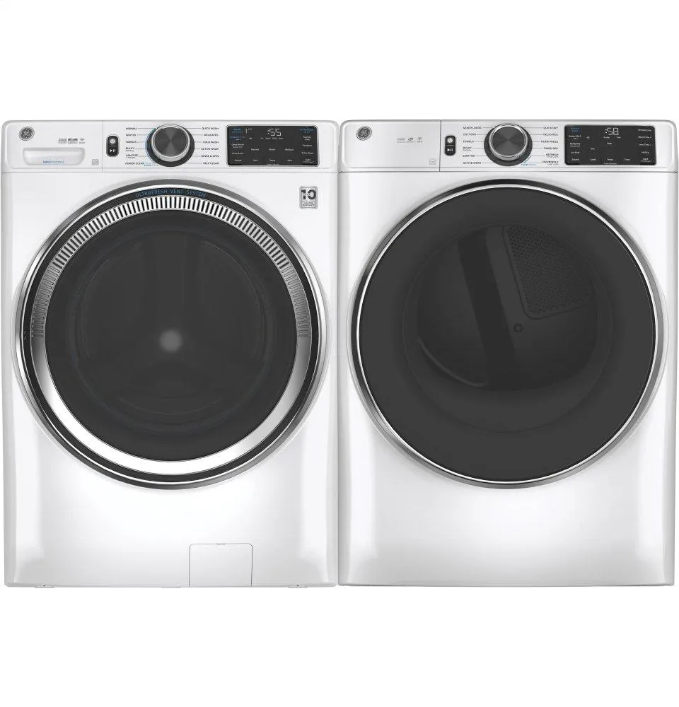 Ge Appliances GFW650SSNWW Ge? 4.8 Cu. Ft. Capacity Smart Front Load Energy Star? Steam Washer With Smartdispense&#8482; Ultrafresh Vent System With Odorblock&#8482; And Sanitize   Allergen
