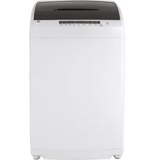 Ge Appliances GNW128SSMWW Ge Space-Saving 2.8 Cu. Ft. Capacity Stationary Washer With Stainless Steel Basket