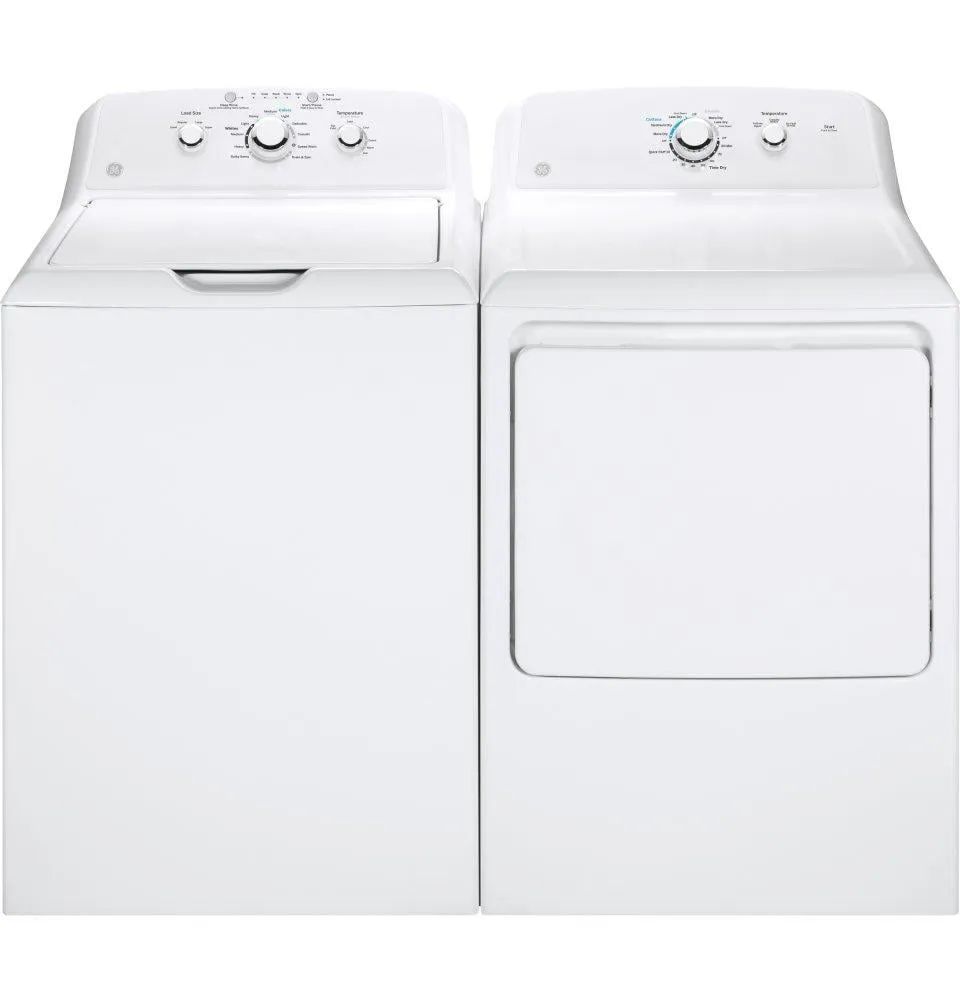 Ge Appliances GTD33GASKWW Ge 7.2 Cu. Ft. Capacity Aluminized Alloy Drum Gas Dryer