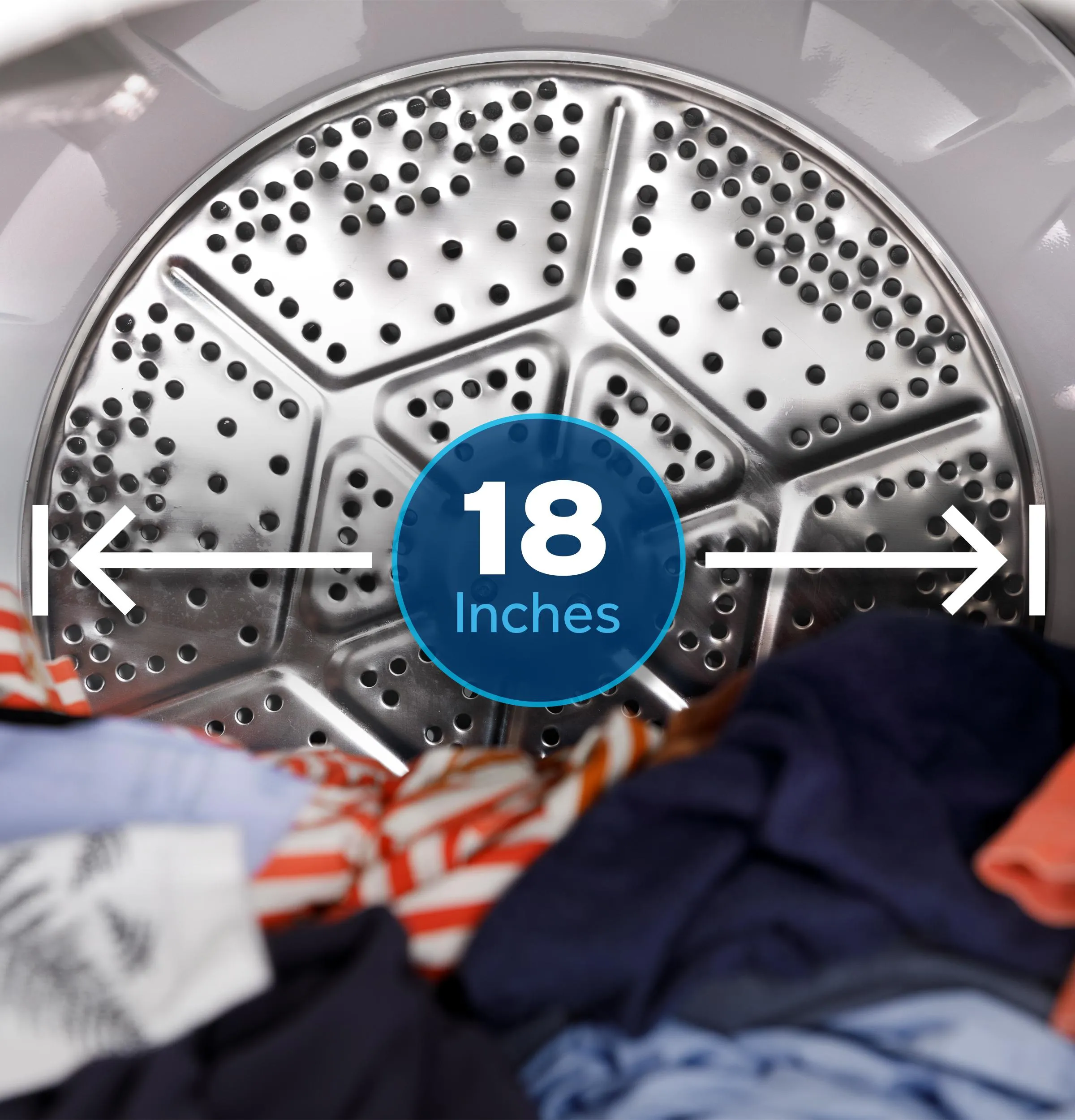 Ge Appliances GTD48GASWWB Ge 7.2 Cu. Ft. Capacity Gas Dryer With Up To 120 Ft. Venting And Extended Tumble