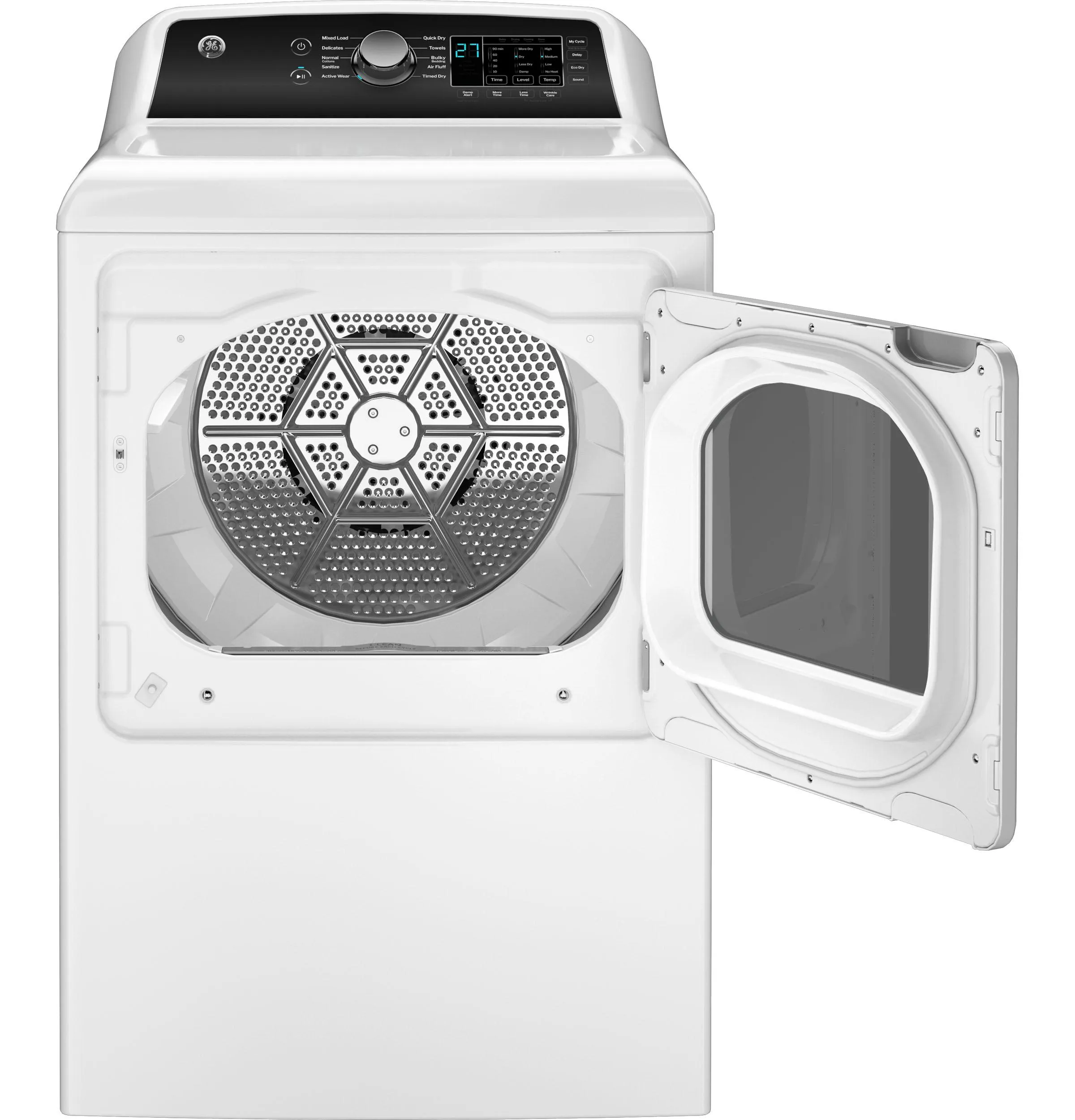 Ge Appliances GTD58GBSVWS Ge 7.4 Cu. Ft. Capacity With Sensor Dry Gas Dryer