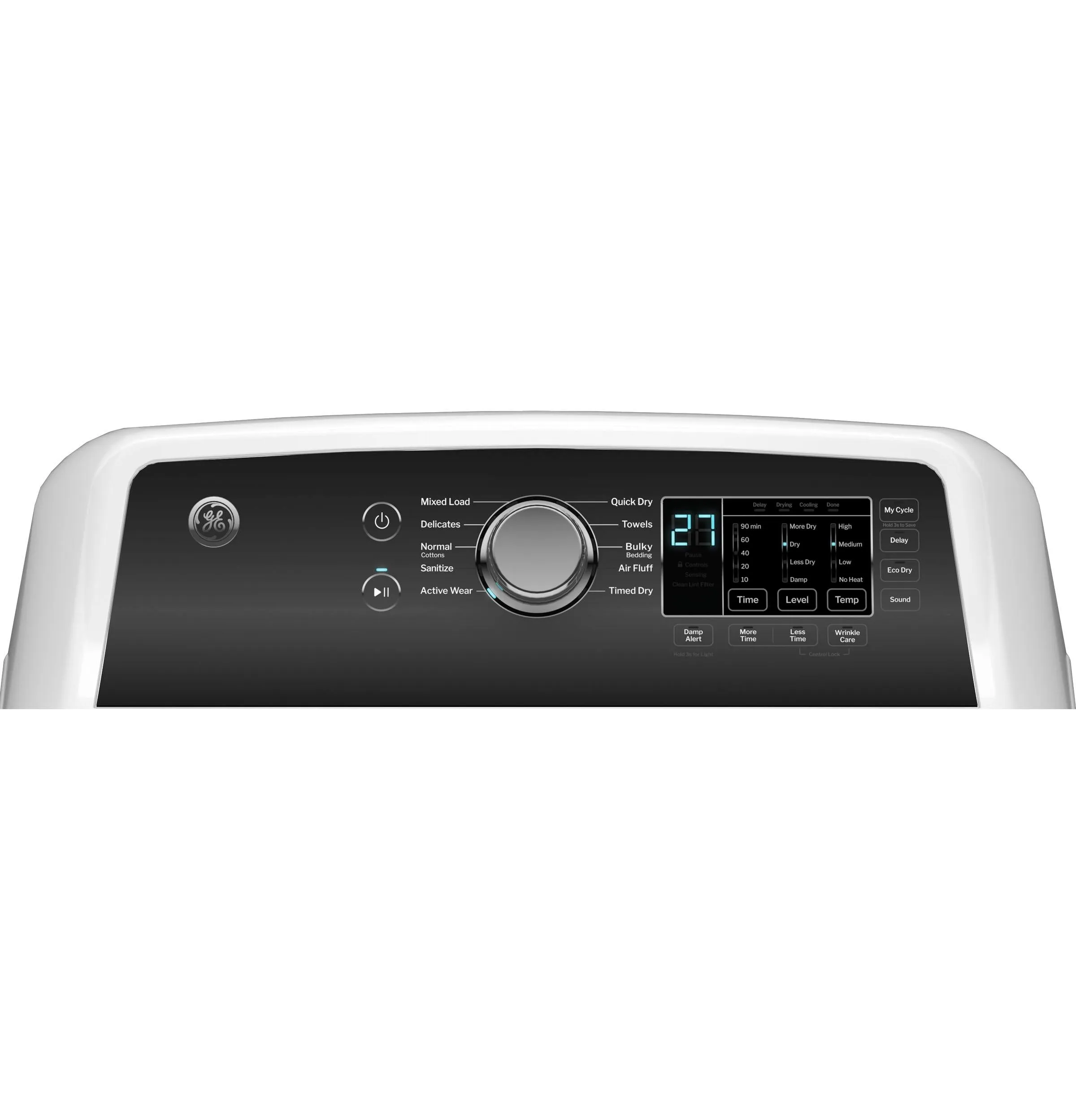 Ge Appliances GTD58GBSVWS Ge 7.4 Cu. Ft. Capacity With Sensor Dry Gas Dryer