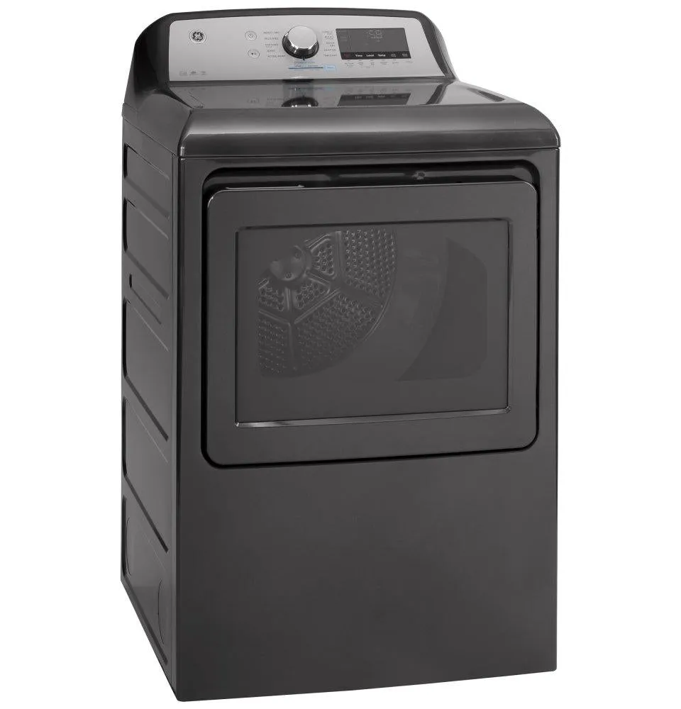 Ge Appliances GTD84GCPNDG Ge 7.4 Cu. Ft. Capacity Smart Aluminized Alloy Drum Gas Dryer With Sanitize Cycle And Sensor Dry