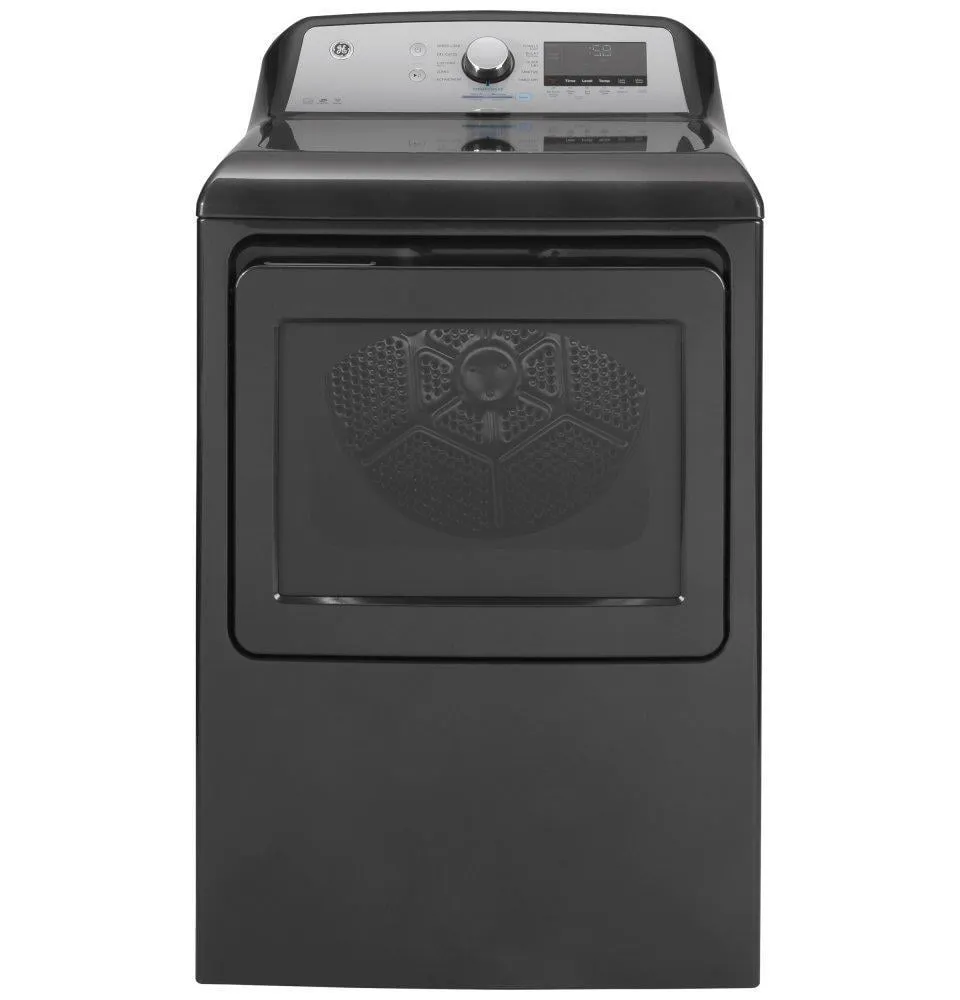 Ge Appliances GTD84GCPNDG Ge 7.4 Cu. Ft. Capacity Smart Aluminized Alloy Drum Gas Dryer With Sanitize Cycle And Sensor Dry