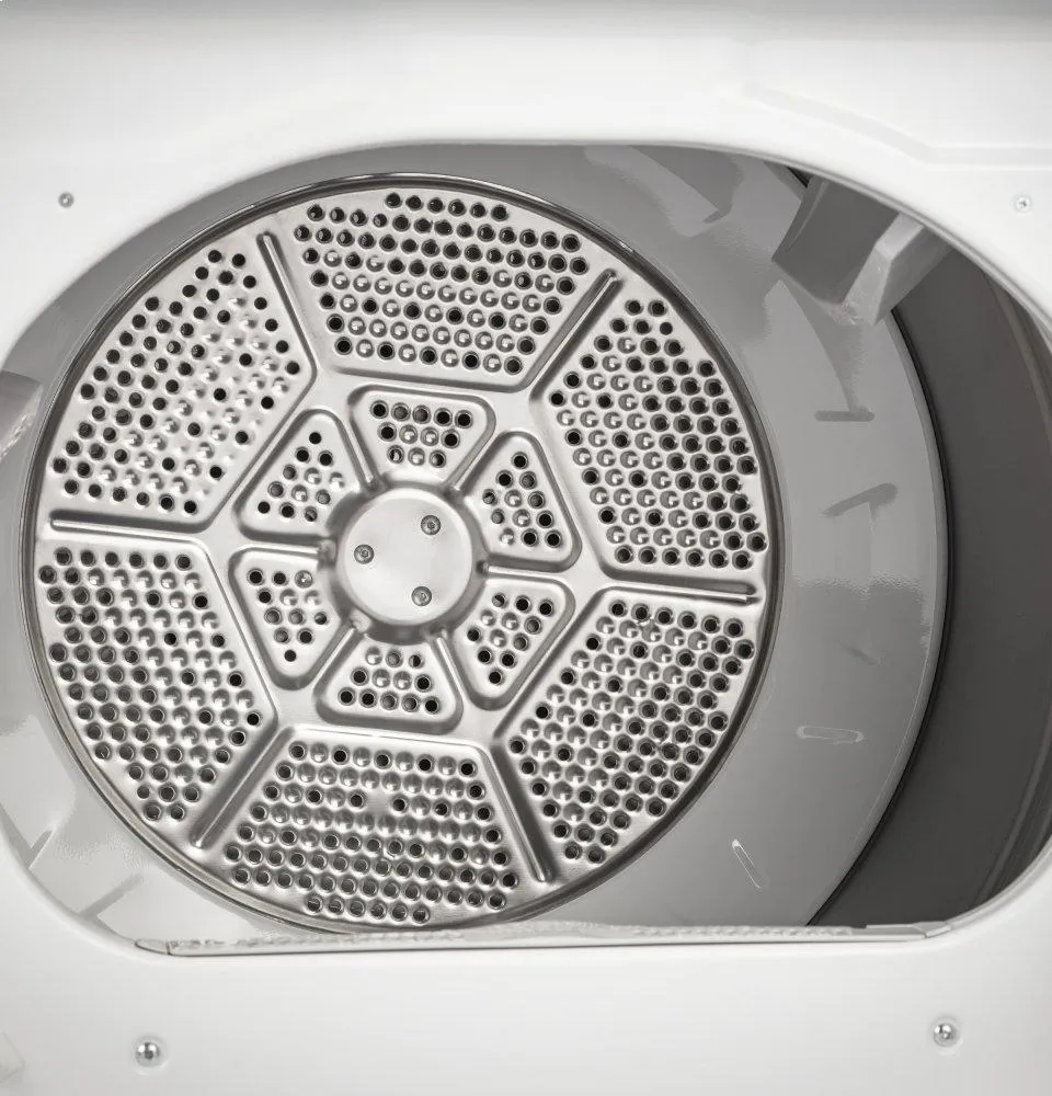 Ge Appliances GTD84GCSNWS Ge 7.4 Cu. Ft. Capacity Smart Aluminized Alloy Drum Gas Dryer With Sanitize Cycle And Sensor Dry
