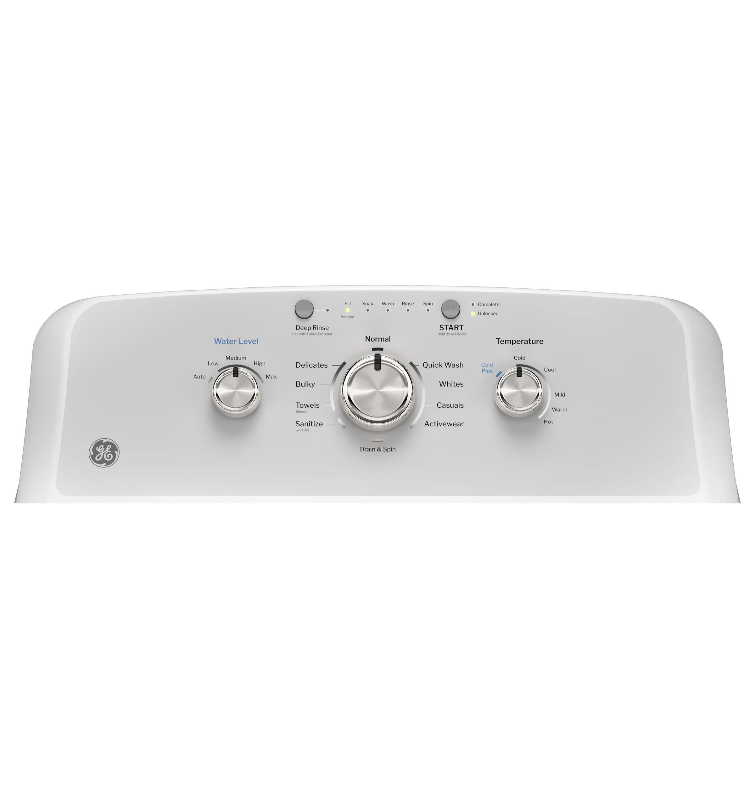 Ge Appliances GTW385ASWWS Ge 4.3 Cu. Ft. Capacity Washer With Stainless Steel&#X00A0;Basket,Cold&#X00A0;Plus And Water Level Control&#X200B;