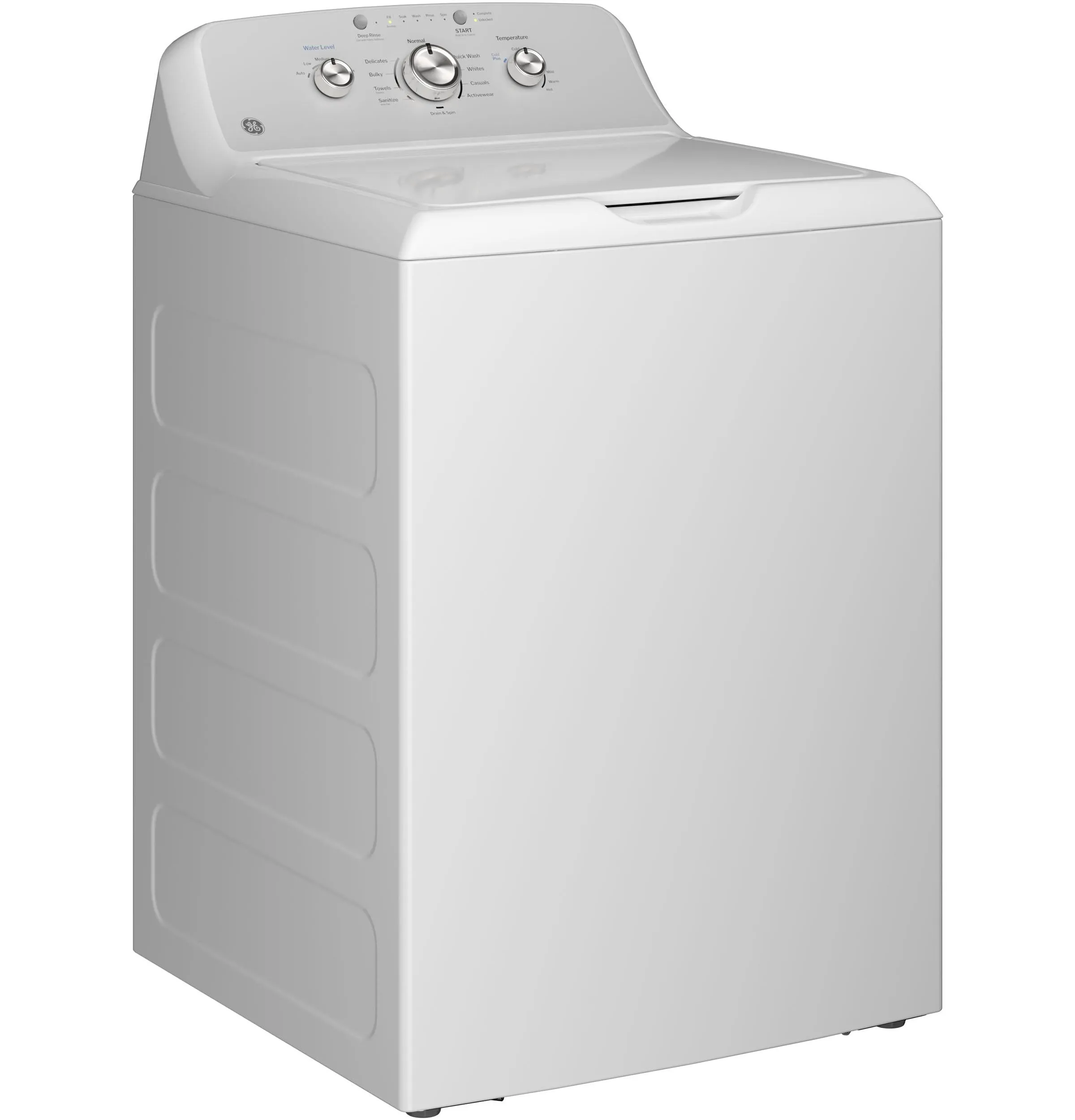 Ge Appliances GTW385ASWWS Ge 4.3 Cu. Ft. Capacity Washer With Stainless Steel&#X00A0;Basket,Cold&#X00A0;Plus And Water Level Control&#X200B;