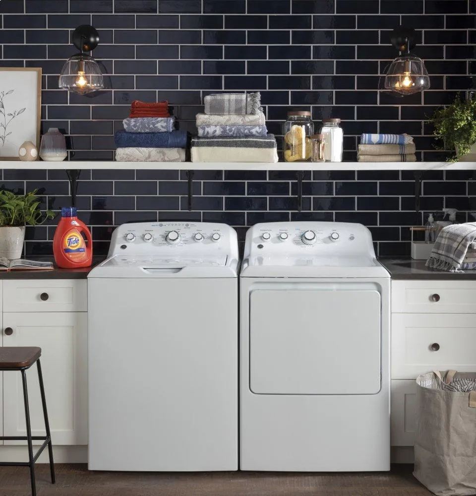 Ge Appliances GTW465ASNWW Ge 4.5 Cu. Ft. Capacity Washer With Stainless Steel Basket