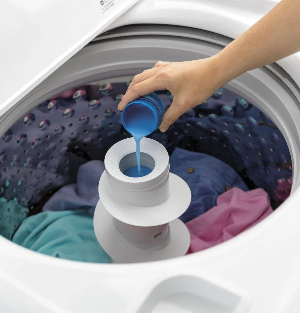 Ge Appliances GTW465ASNWW Ge 4.5 Cu. Ft. Capacity Washer With Stainless Steel Basket