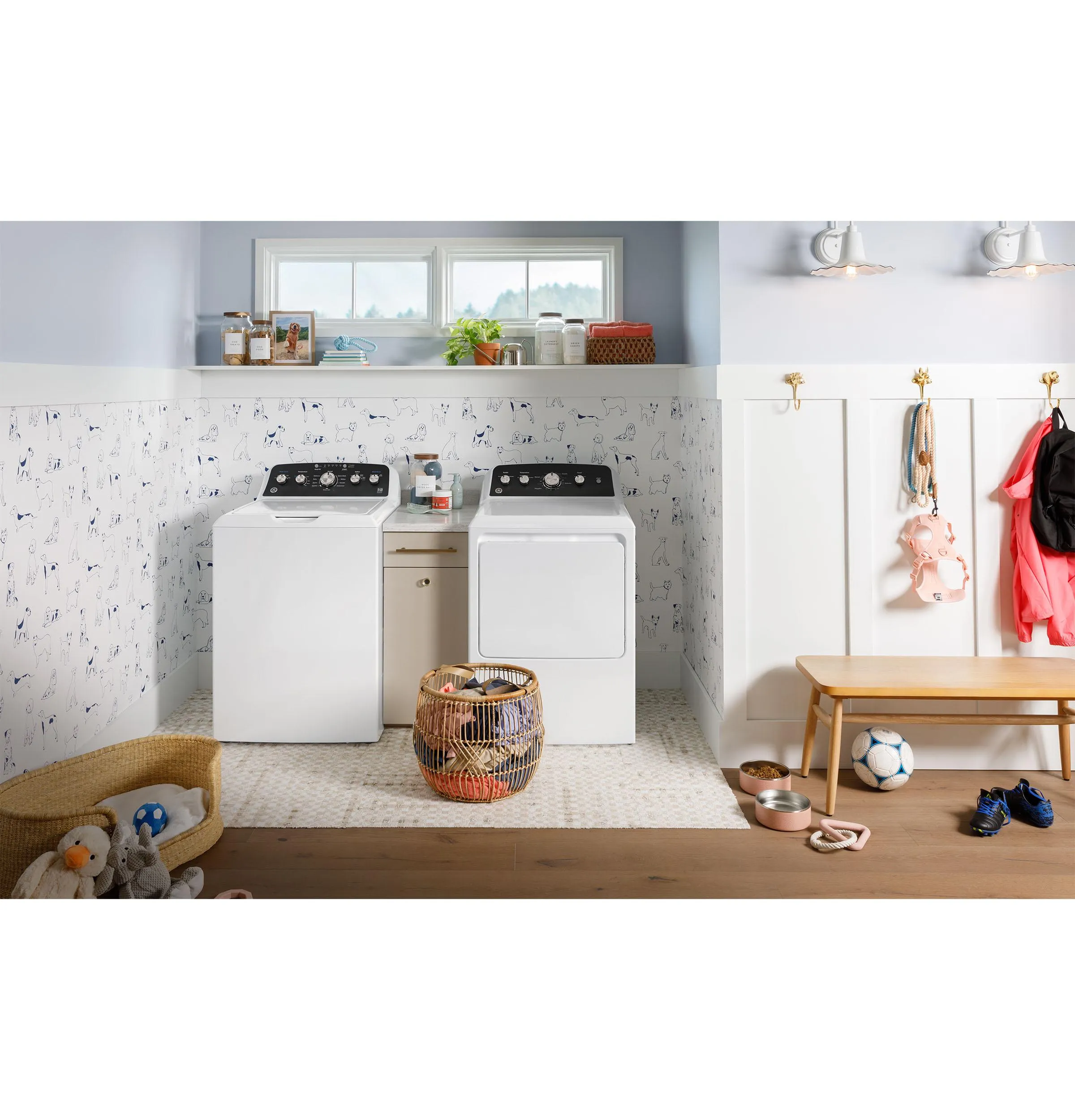 Ge Appliances GTW480ASWWB Ge 4.6 Cu. Ft. Capacity Washer With Stainless Steel&#X00A0;Basket,Cold&#X00A0;Plus And Wash Boost&#X200B;